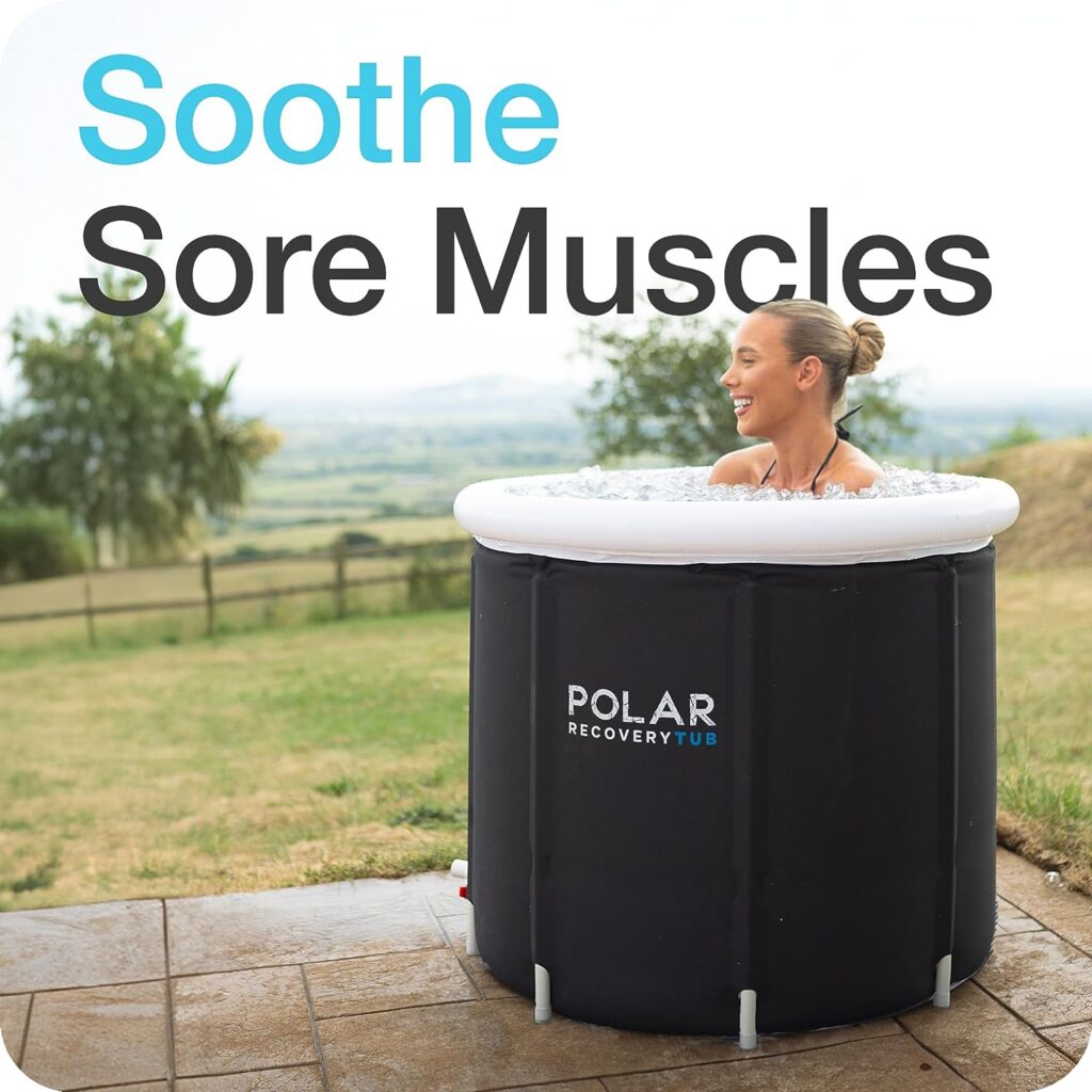 Polar Recovery Tub/Portable Ice Bath for Cold Water Therapy Training/Cold Plunge tub for Athletes - Adult Spa for Ice Baths and Soaking