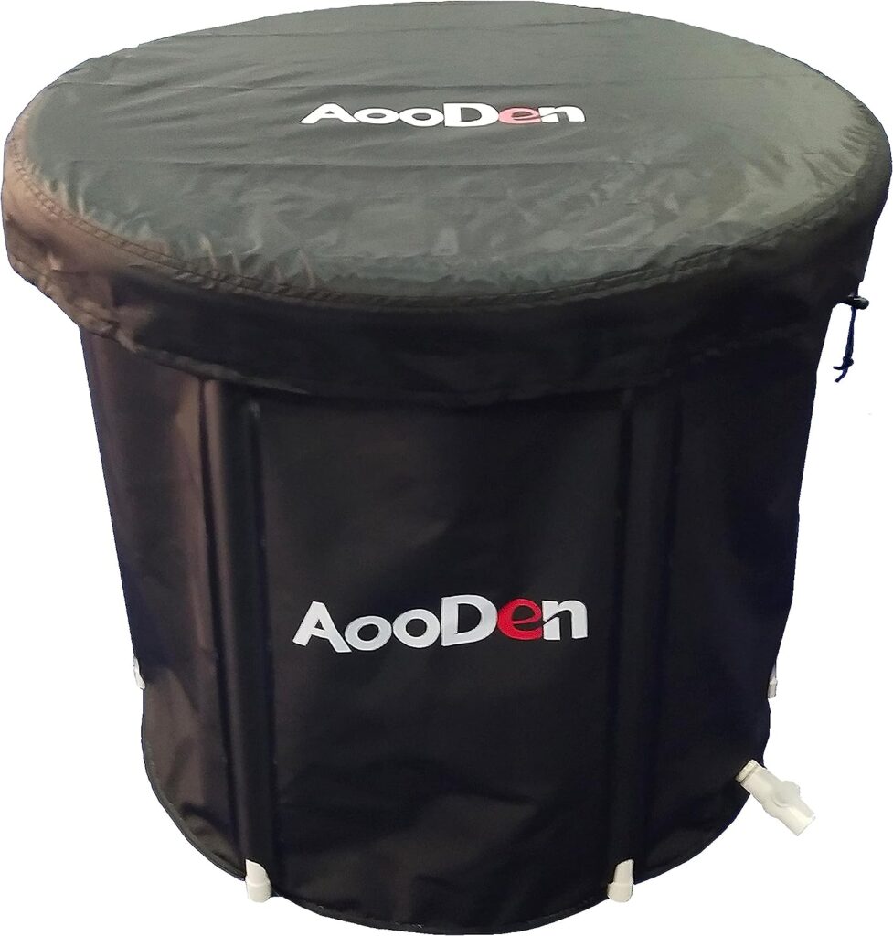 AooDen Ice Bath Tub for Athletes, Portable Bathtub Adult, Cold Therapy Tub, Ice Barrel Pool