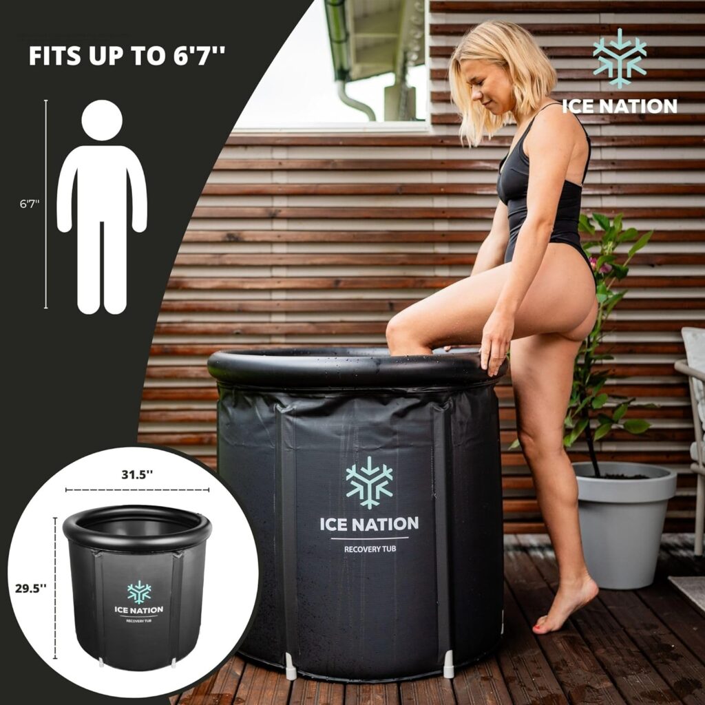 Ice Bath Tub, Cold Plunge Tub, Portable Ice Bath Tub for Athletes, Cold Tub, Ice Tub, Ice Plunge Tub, Icebath, Ice Bath Tub for Adults